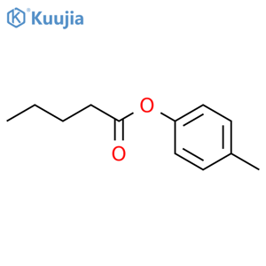 Pentanoic acid,4-methylphenyl ester structure