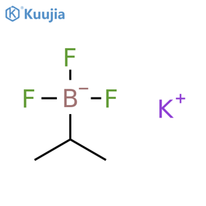 potassium trifluoro(propan-2-yl)boranuide structure