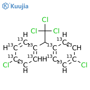 4,4'-Dichlorodiphenyltrichloroethane-13C12 structure