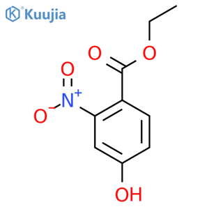 4-Hydroxy-2-nitro-benzoic acid ethylester structure