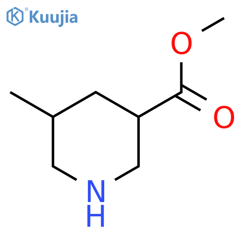 methyl 5-methylpiperidine-3-carboxylate structure