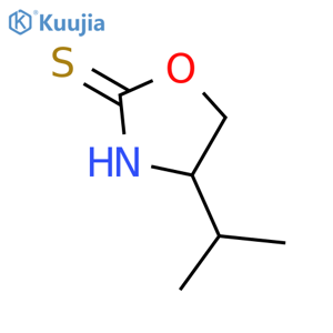 (S)-4-Isopropyloxazolidine-2-thione structure