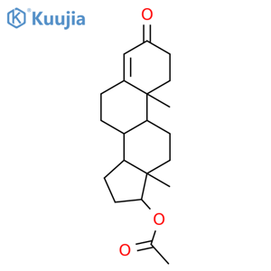 Testosterone acetate structure