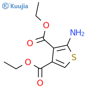 3,4-Diethyl 2-Aminothiophene-3,4-dicarboxylate structure