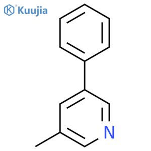 3-Methyl-5-phenylpyridine structure