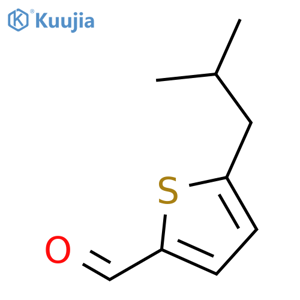 5-(2-methylpropyl)thiophene-2-carbaldehyde structure