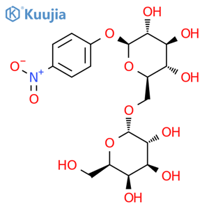 D-Glucopyranoside,4-nitrophenyl 6-O-b-D-galactopyranosyl- structure