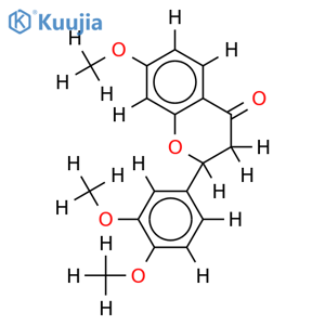 (+/-)-3',4',7-tri-o-methylbutin structure