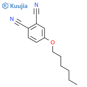 4-Hexyloxyphthalonitrile structure