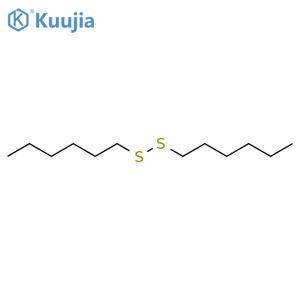 Di-n-hexyl disulfide structure