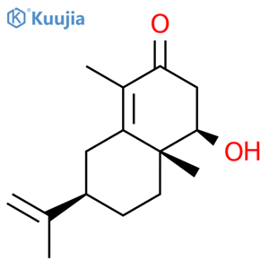 2(3H)-Naphthalenone,4,4a,5,6,7,8-hexahydro-4-hydroxy-1,4a-dimethyl-7-(1-methylethenyl)-,(4R,4aR,7R)- structure