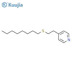 Pyridine,4-[2-(octylthio)ethyl]- structure