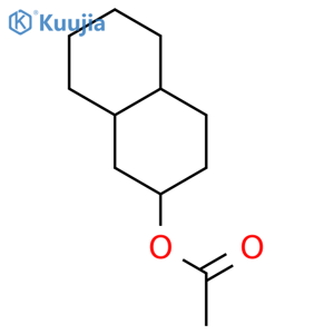 2-Naphthalenol,decahydro-, 2-acetate structure