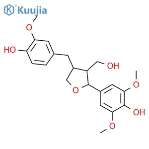 3-Furanmethanol,tetrahydro-2-(4-hydroxy-3,5-dimethoxyphenyl)-4-[(4-hydroxy-3-methoxyphenyl)methyl]-,(2R,3S,4S)-rel- structure