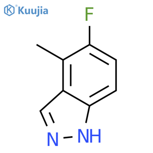 5-Fluoro-4-methyl-1H-indazole structure