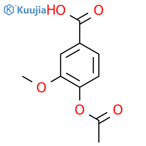 4-(Acetyloxy)-3-methoxybenzoic Acid structure