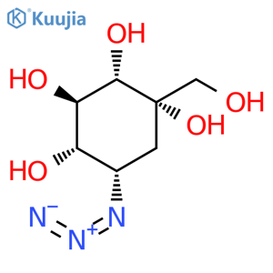 D-epi-Inositol, 4-azido-3,4-dideoxy-2-C-(hydroxymethyl)- structure