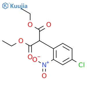 diethyl 2-(4-chloro-2-nitro-phenyl)propanedioate structure