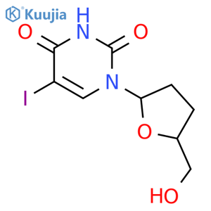 2',3'-Dideoxy-5-iodouridine structure