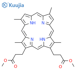 Deuteroporphyrin IX Dimethyl Ester structure