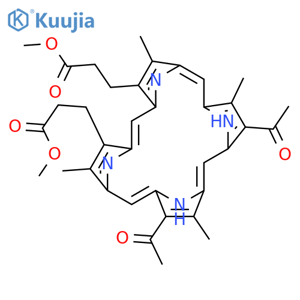 2,4-Diacetyl Deuteroporphyrin IX Dimethyl Ester structure