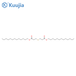 Propanoic acid,3,3'-thiobis-, 1,1'-ditridecyl ester structure