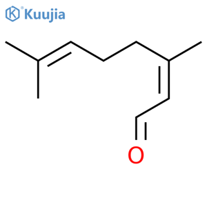 2,6-Octadienal,3,7-dimethyl-, (2Z)- structure