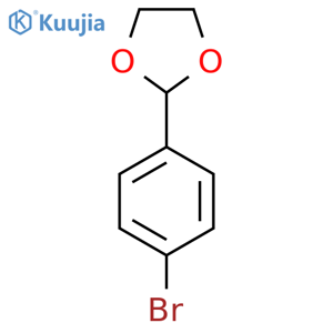 2-(4-Bromophenyl)-1,3-dioxolane structure