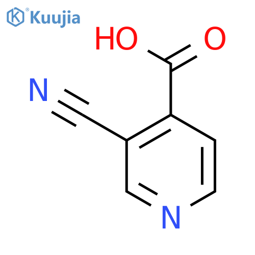 3-cyanopyridine-4-carboxylic acid structure