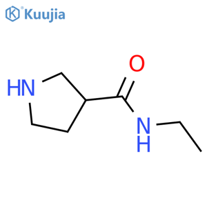 N-Ethyl-3-pyrrolidinecarboxamide structure