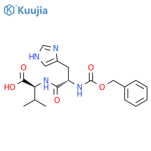 L-Valine,N-[(phenylmethoxy)carbonyl]-L-histidyl- (9CI) structure