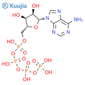 Adenosine 5'-(pentahydrogen tetraphosphate) structure