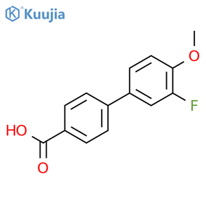 4-(3-fluoro-4-methoxyphenyl)benzoic acid structure