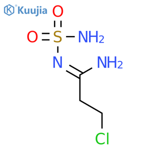 Propanimidamide, N-(aminosulfonyl)-3-chloro- structure