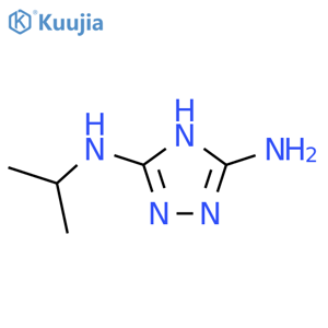 1H-1,2,4-Triazole-3,5-diamine,N5-(1-methylethyl)- structure