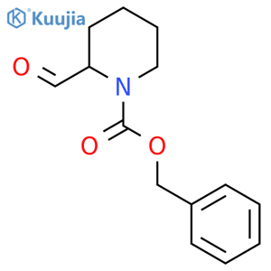 (R)-N-Benzyloxycarbonyl-2-piperidinecarboxaldehyde structure