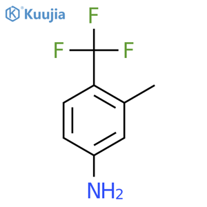 3-Methyl-4-(trifluoromethyl)aniline structure