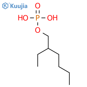 2-ethylhexyl dihydrogen phosphate structure