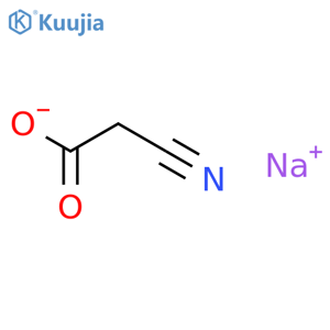 Acetic acid, 2-cyano-,sodium salt (1:1) structure