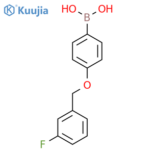 4-(3'-Fluorobenzyloxy)phenylboronic Acid structure