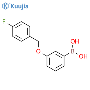 3-(4'-Fluorobenzyloxy)phenylboronic Acid structure