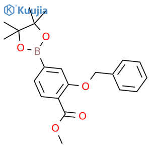 3-Benzyloxy-4-methoxycarbonylphenylboronic Acid Pinacol Ester structure