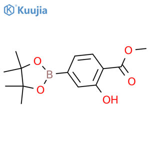 3-Hydroxy-4-methoxycarbonylphenylboronic Acid Pinacol Ester structure