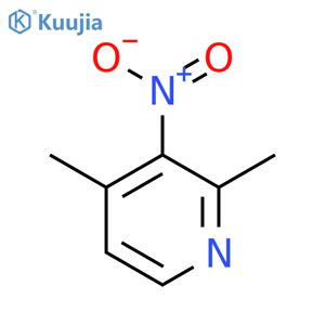 2,4-Dimethyl-3-nitropyridine structure