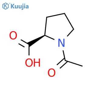 1-acetylpyrrolidine-2-carboxylic acid structure