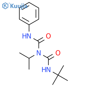 1-tert-Butyl-3-isopropyl-5-phenyl-2-biuret structure