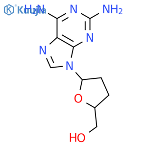 Adenosine,2-amino-2',3'-dideoxy- structure