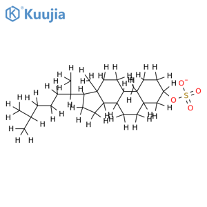 5alpha-cholestanyl-(3beta)-hydrogen sulfate; sodium-salt structure