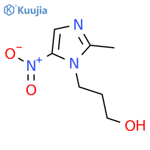 2-Methyl-5-nitroimidazole-1-propanol structure