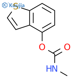 Benzo[b]thiophene-4-ol,4-(N-methylcarbamate) structure